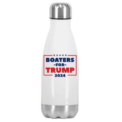 Boaters For Trump 2024 Stainless Steel Insulated Water Bottle