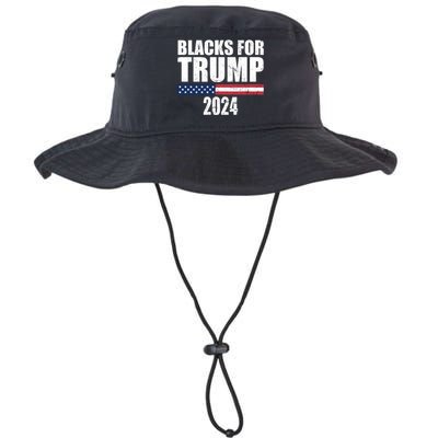 Blacks For Trump 2024 Presidential Election Republican Legacy Cool Fit Booney Bucket Hat