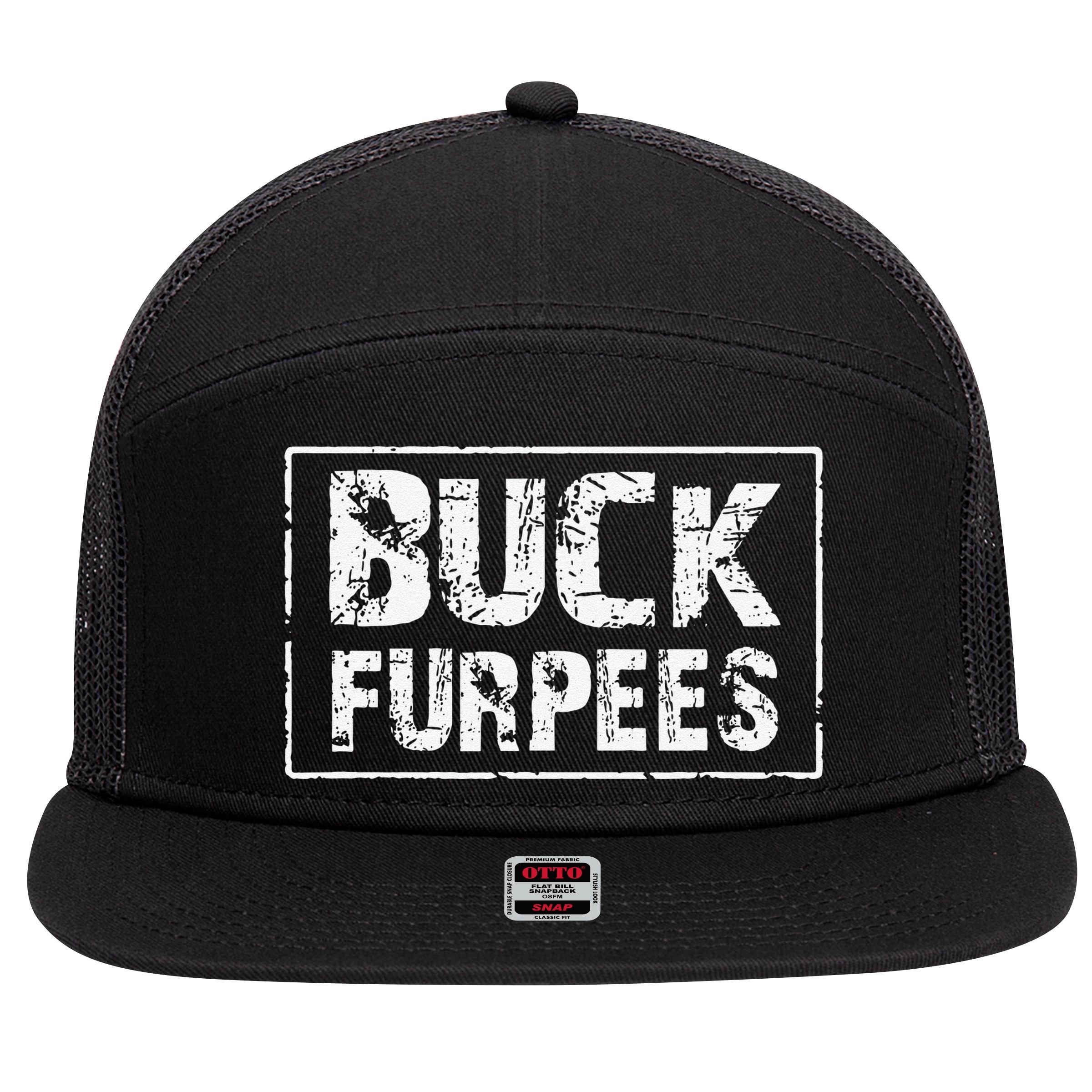 Buck Furpees T Funny Workout Gym Birthday Gifts For M 7 Panel Mesh Trucker Snapback Hat