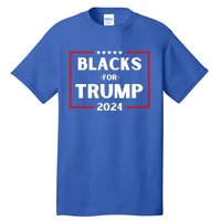 Blacks For Trump 2024 Donald Trump 2024 Tall T-Shirt