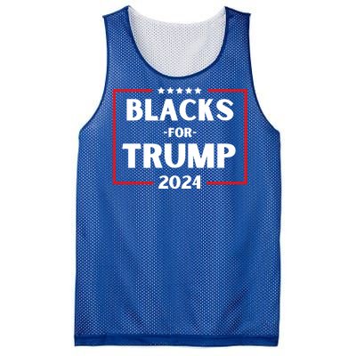 Blacks For Trump 2024 Donald Trump 2024 Mesh Reversible Basketball Jersey Tank