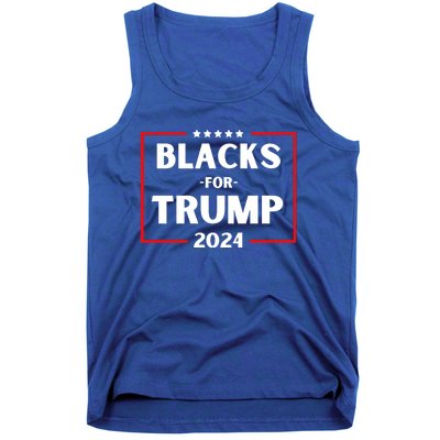 Blacks For Trump 2024 Donald Trump 2024 Tank Top