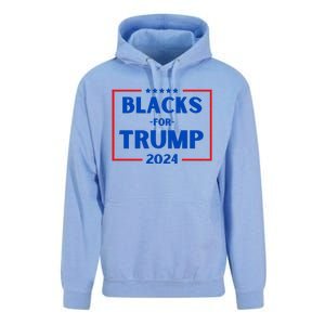 Blacks For Trump 2024 Donald Trump 2024 Unisex Surf Hoodie