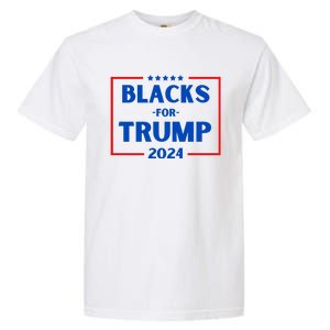 Blacks For Trump 2024 Donald Trump 2024 Garment-Dyed Heavyweight T-Shirt