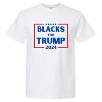 Blacks For Trump 2024 Donald Trump 2024 Garment-Dyed Heavyweight T-Shirt