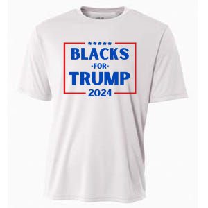 Blacks For Trump 2024 Donald Trump 2024 Cooling Performance Crew T-Shirt