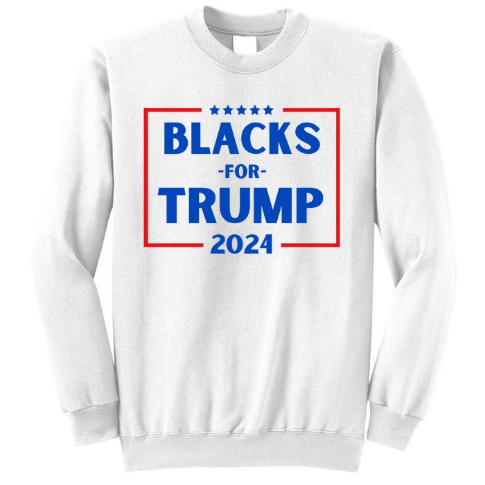 Blacks For Trump 2024 Donald Trump 2024 Sweatshirt