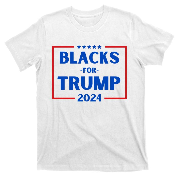 Blacks For Trump 2024 Donald Trump 2024 T-Shirt