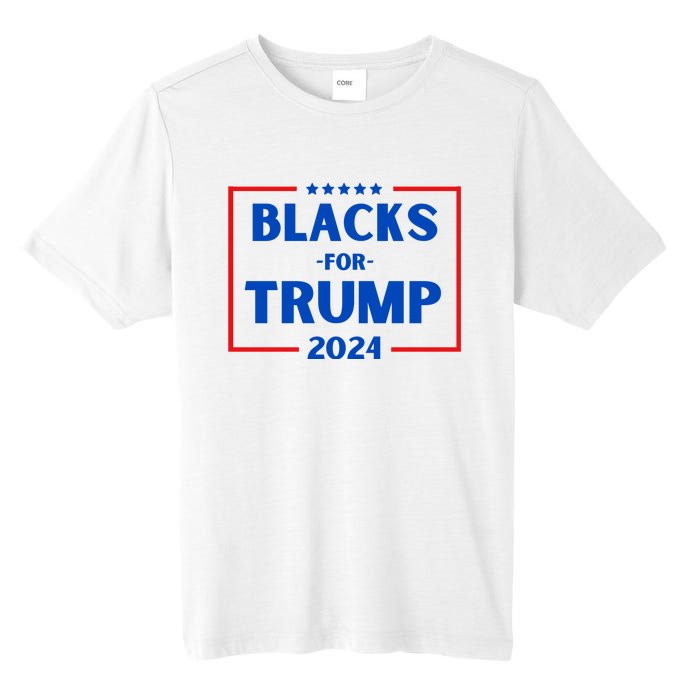 Blacks For Trump 2024 Donald Trump 2024 Tall Fusion ChromaSoft Performance T-Shirt