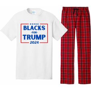 Blacks For Trump 2024 Donald Trump 2024 Pajama Set