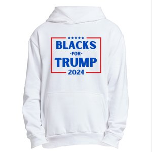 Blacks For Trump 2024 Donald Trump 2024 Urban Pullover Hoodie