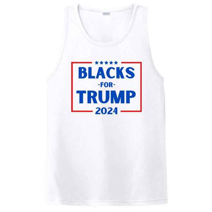 Blacks For Trump 2024 Donald Trump 2024 PosiCharge Competitor Tank