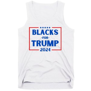 Blacks For Trump 2024 Donald Trump 2024 Tank Top