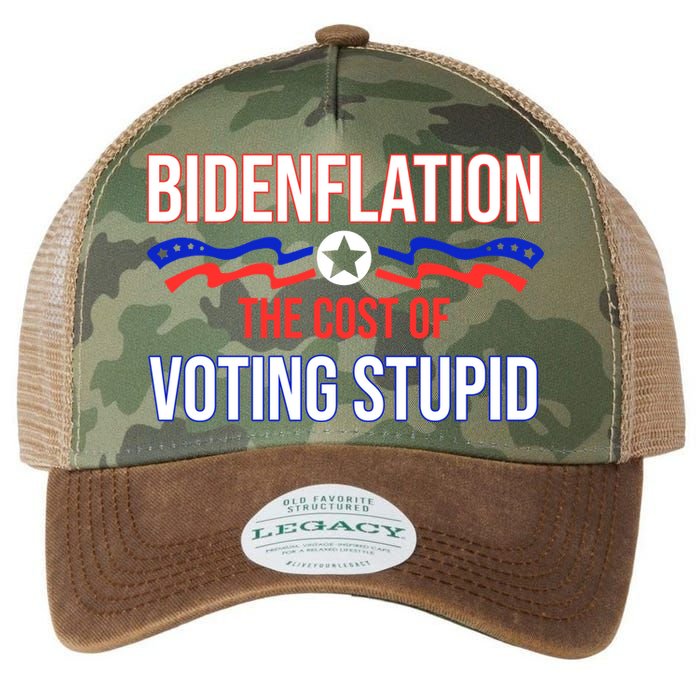 Biden Flation The Cost Of Voting Stupid Legacy Tie Dye Trucker Hat