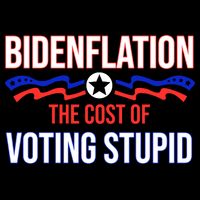 Biden Flation The Cost Of Voting Stupid Drawstring Bag