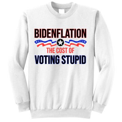 Biden Flation The Cost Of Voting Stupid Sweatshirt