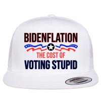 Biden Flation The Cost Of Voting Stupid Flat Bill Trucker Hat