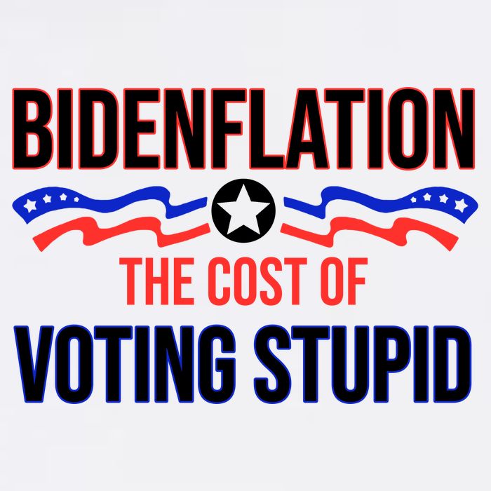 Biden Flation The Cost Of Voting Stupid Poster
