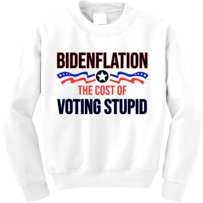Biden Flation The Cost Of Voting Stupid Kids Sweatshirt