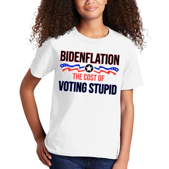 Biden Flation The Cost Of Voting Stupid Kids T-Shirt