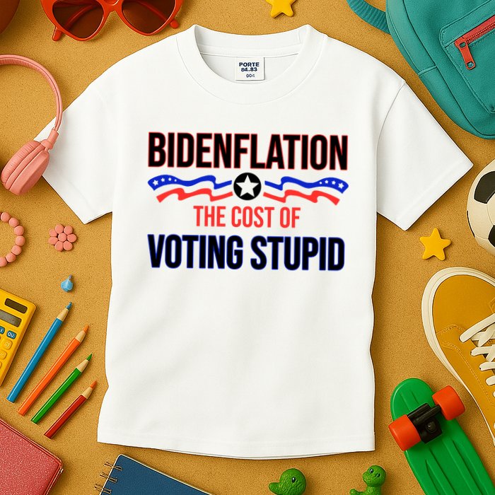 Biden Flation The Cost Of Voting Stupid Kids T-Shirt