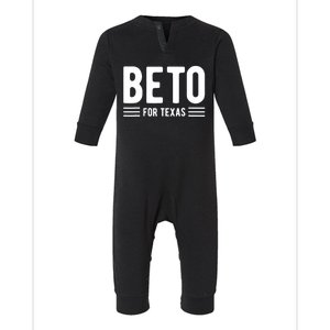 Beto For Texas Beto O'Rourke For Governor Of Texas Infant Fleece One Piece