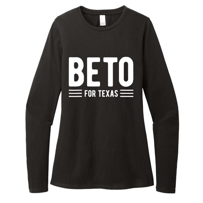 Beto For Texas Beto O'Rourke For Governor Of Texas Womens CVC Long Sleeve Shirt