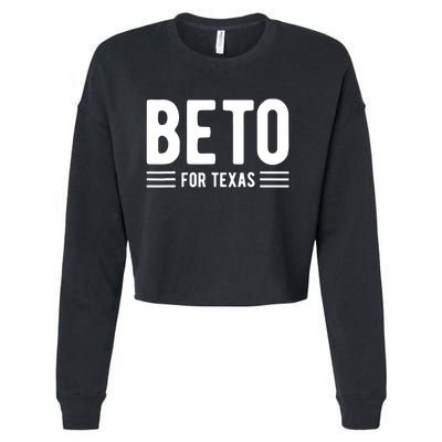 Beto For Texas Beto O'Rourke For Governor Of Texas Cropped Pullover Crew