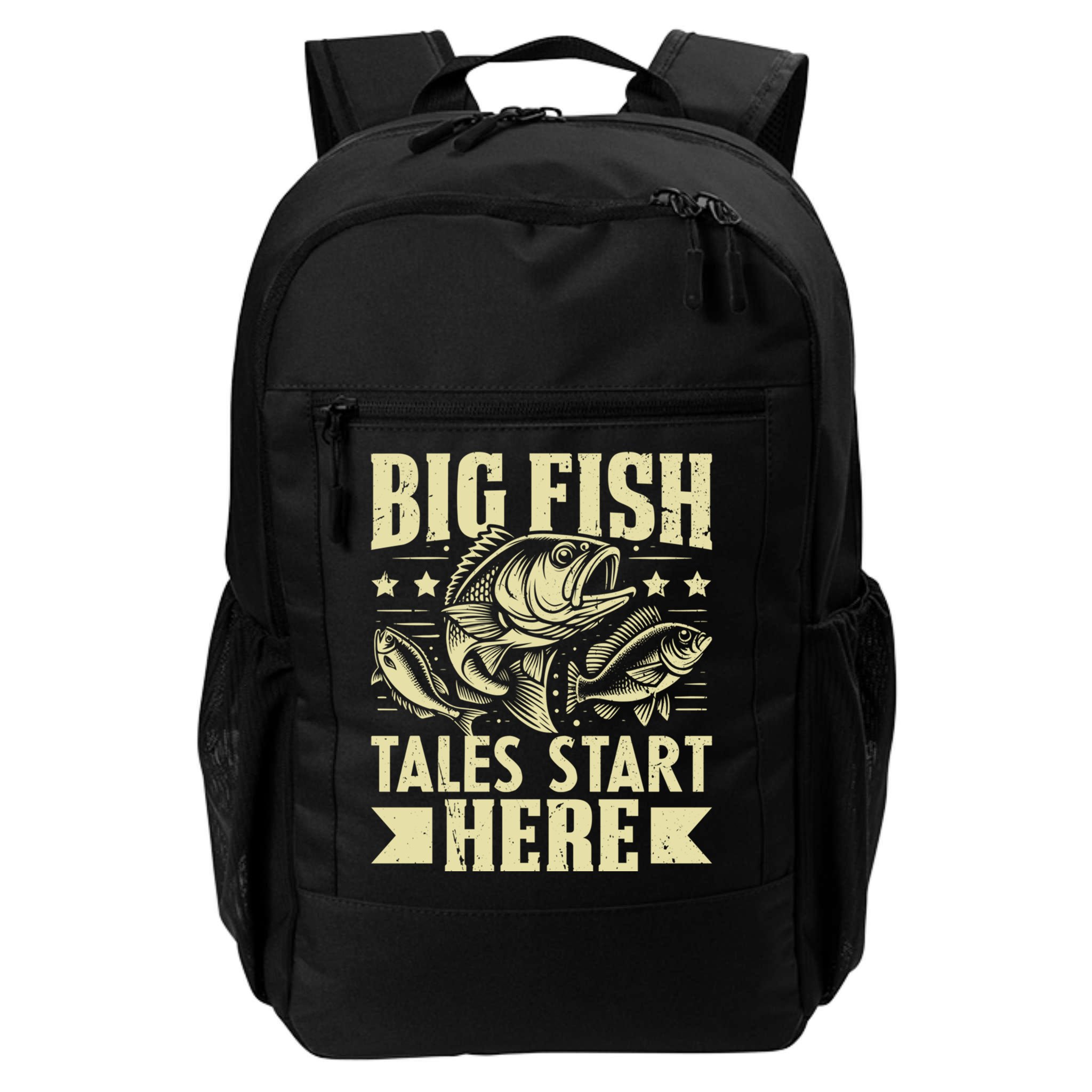 Big Fish Tales Start Here Fishing Gift Backpack