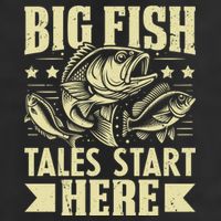 Big Fish Tales Start Here Fishing Gift Beanie