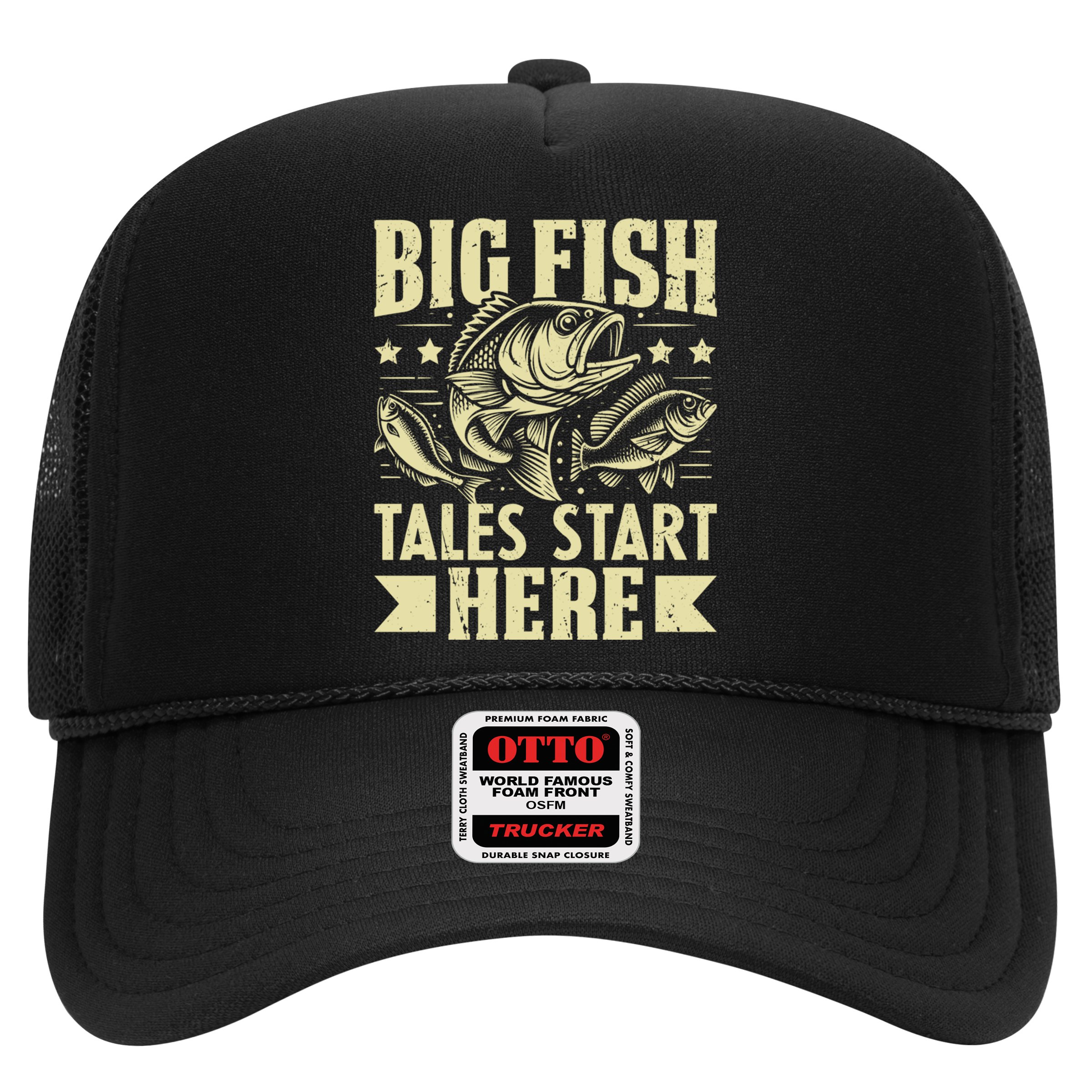 Big Fish Tales Start Here Fishing Gift Hat