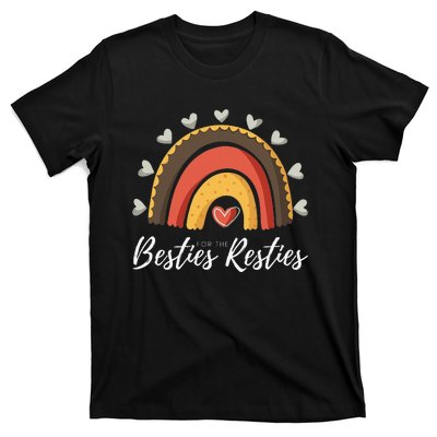 Besties For The Resties Boho Rainbow Matching Mommy and Me T-Shirt