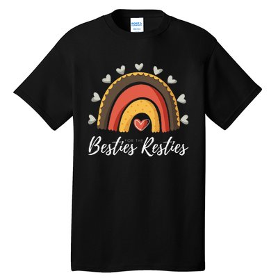 Besties For The Resties Boho Rainbow Matching Mommy and Me Tall T-Shirt