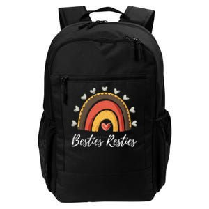 Besties For The Resties Boho Rainbow Matching Mommy and Me Daily Commute Backpack