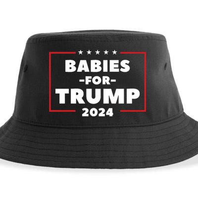 Babies For Trump 2024 Sustainable Bucket Hat