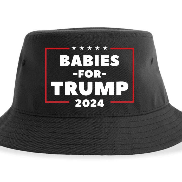 Babies For Trump 2024 Sustainable Bucket Hat