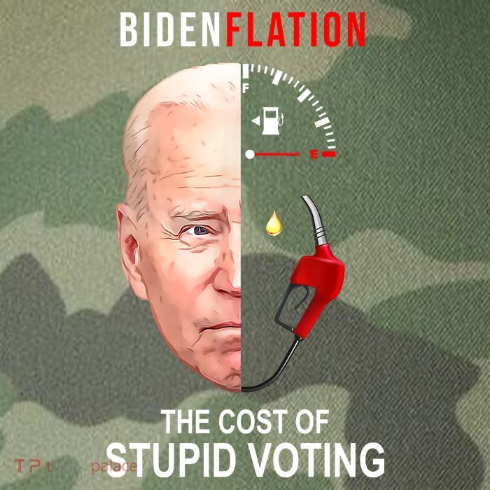 Biden Flation The Cost Of Stupid Voting Gas Funny Legacy Tie Dye Trucker Hat