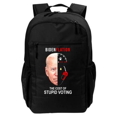 Biden Flation The Cost Of Stupid Voting Gas Funny Backpack