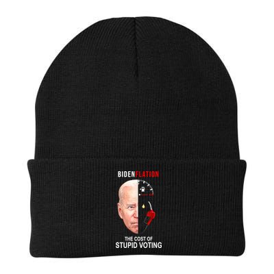Biden Flation The Cost Of Stupid Voting Gas Funny Beanie