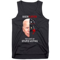 Biden Flation The Cost Of Stupid Voting Gas Funny Tank Top