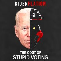 Biden Flation The Cost Of Stupid Voting Gas Funny Golf Towel