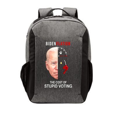 Biden Flation The Cost Of Stupid Voting Gas Funny Vector Backpack