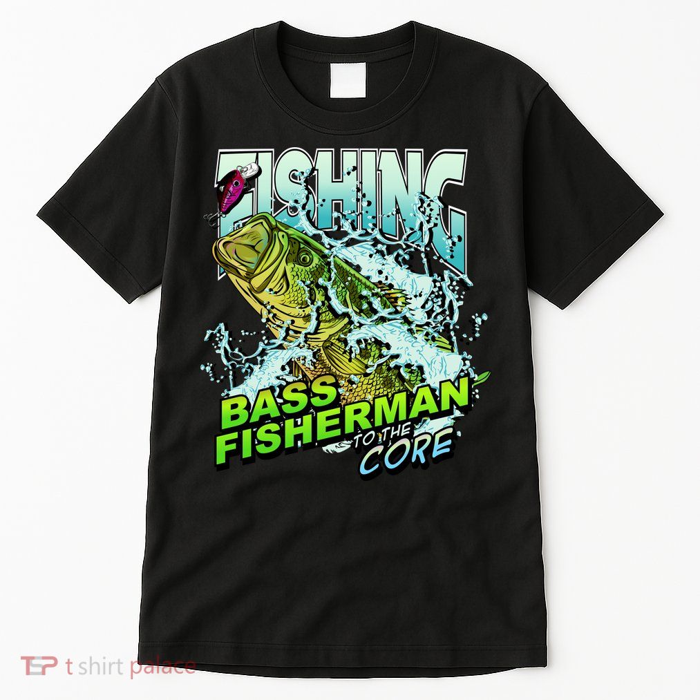 Bass Fisherman To The Core Tall T-Shirt