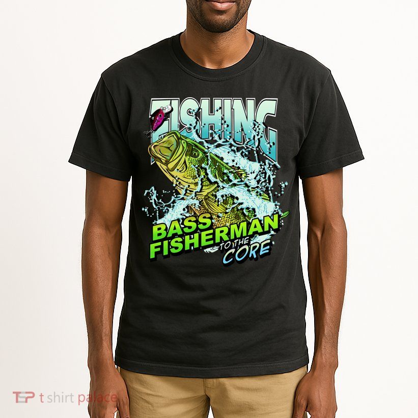Bass Fisherman To The Core Tall T-Shirt