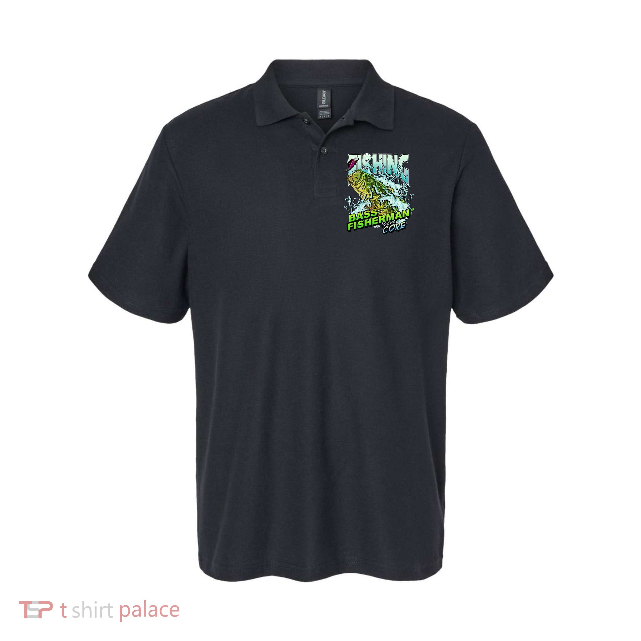 Bass Fisherman To The Core Polo