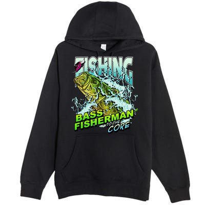 Bass Fisherman To The Core Premium Pullover Hoodie