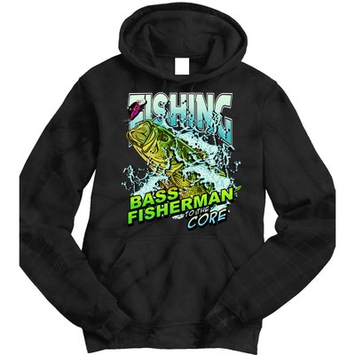 Bass Fisherman To The Core Tie Dye Hoodie