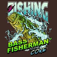 Bass Fisherman To The Core Beanie