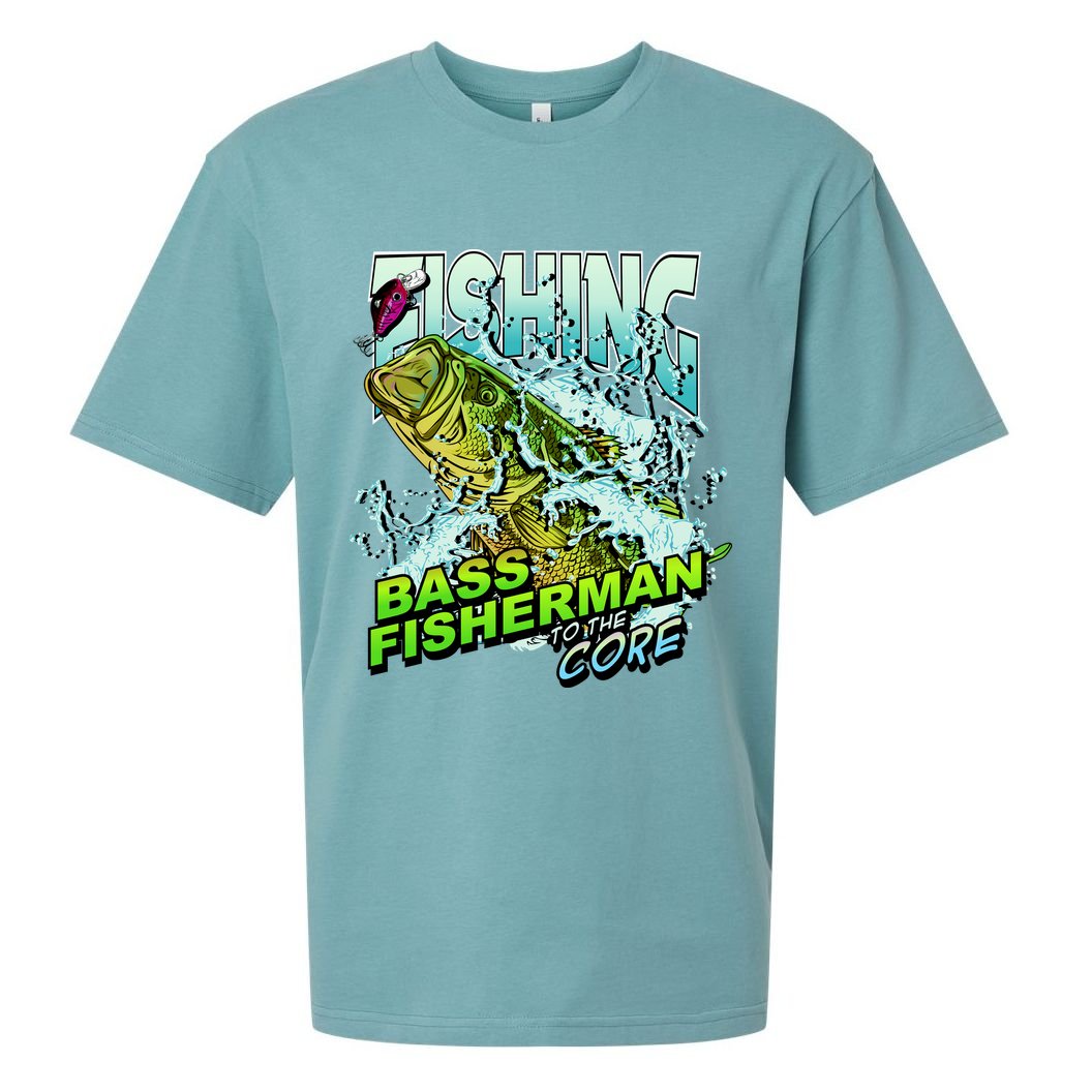 Bass Fisherman To The Core Sueded Cloud Jersey T-Shirt