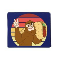 Big Foot Taco Peace Out Sunset Mousepad